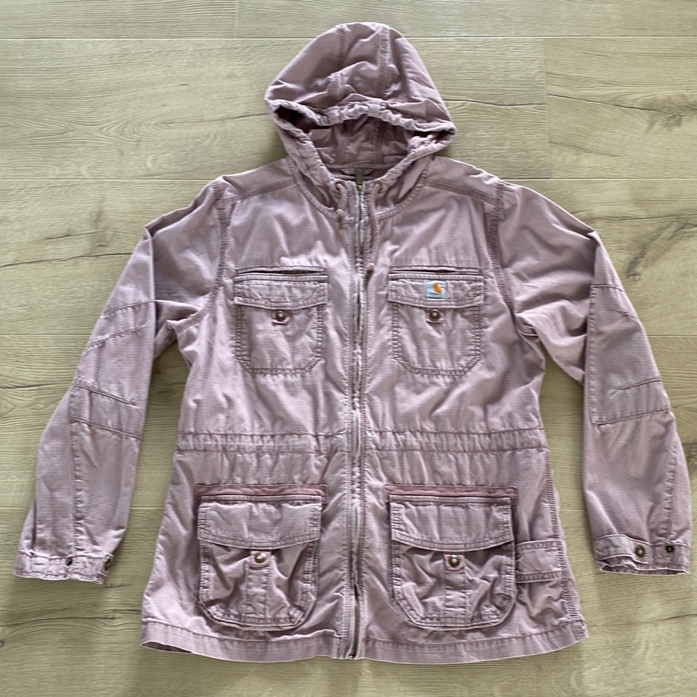Carhartt Women's El Paso Zip Front Hooded Utility Jacket